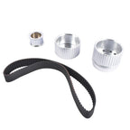 Billet Aluminum Gilmer Belt Drive Pulley Kit for Chevy BBC 396 427 454 SWP/LWP