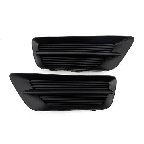 Front Bumper Fog Light Black Grille Covers for 2013-2015 for Honda Accord Sedan