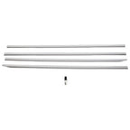 Chrome Body Side Molding Trim for Dodge Ram 1500 Crew Cab 2019-2025