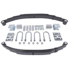 3500lb Single Trailer Axle Suspension Kit Leaf Spring U-bolt & Hanger Kit