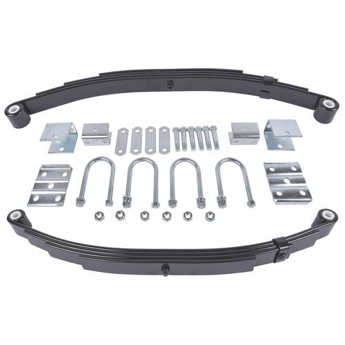 3500lb Single Trailer Axle Suspension Kit Leaf Spring U-bolt & Hanger Kit