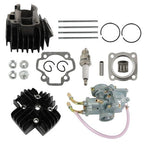 Carburetor Cylinder Piston Ring Gasket Top End For Yamaha PW 50 PW50 1981-2009