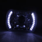 7x6 5X7 LED Halo Projector Headlight for Chevy Express Van 1500 2500 3500