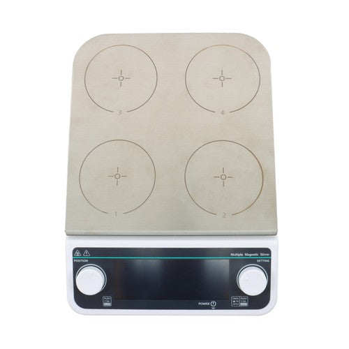 4 Position Magnetic Stirrer Multiple Magnetic Stirrer 50-1200 RPM Heating