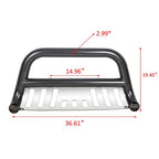 Front Push Bumper Bull Bar Grille Guard Stainless For Toyota Tacoma 2005-2015