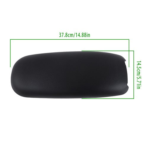 Suit For Chevrolet Blazer 1998-2004 Center Console Lid Replacement Black Plastic