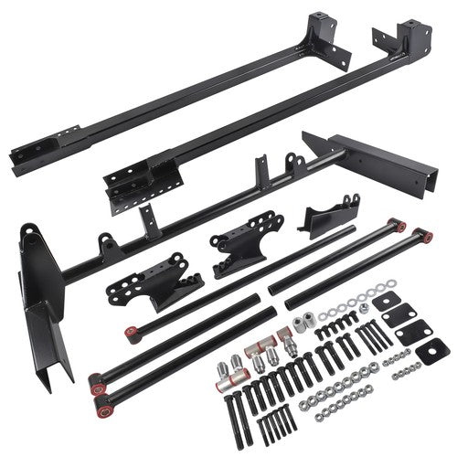 Fits For 1962-1967 Chevy II Nova Rear Parallel 4-Link Kit Subframe Connectors