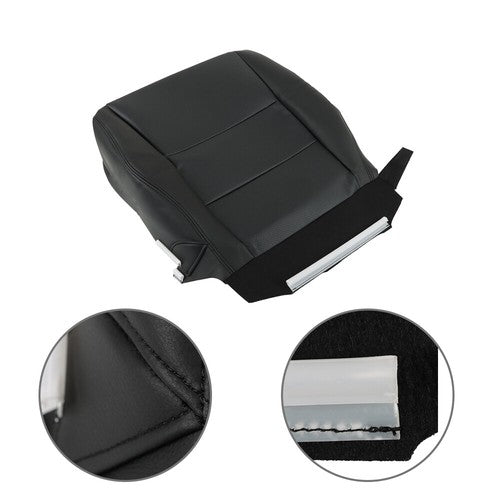Passenger Bottom Perforated New Seat Cover Black Leather For Acura RDX 2007-2015