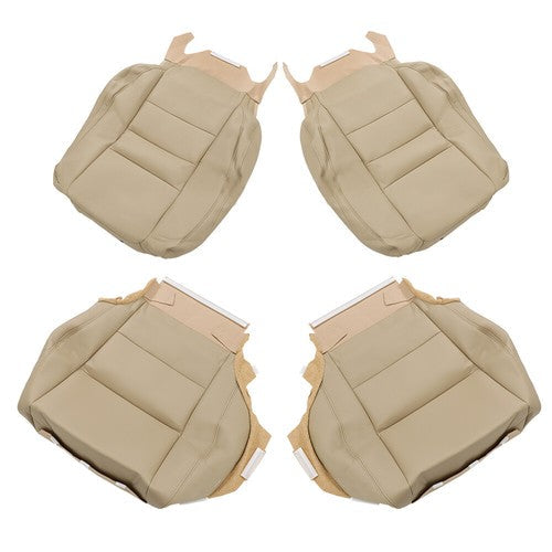 New Driver Passenger Side Leather Seat Cover 4Pcs Tan For Honda Accord 2008-2012