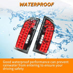 2007 2008 Dodge Ram 1500 2007 2009 Ram 2500 3500 Smoked LED Tail Lights Lamp
