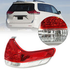 Tail Light Brake Lamp Outer Red For Toyota Sienna 2011-2014 Right Passenger Side