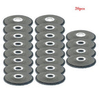 20 Pcs 4.5" x 7/8" 80 Grit Flap Discs Grinding Wheels T29 for Angle Grinder