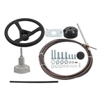 For Waterborne Vehicles 16Ft Boat Rotary Steering System Outboard Kit SS13716 US