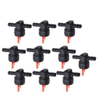 10PK 1/4" Straight In-Line Gas Fuel SHUT-OFF / CUT-OFF Valves Petcock 494768