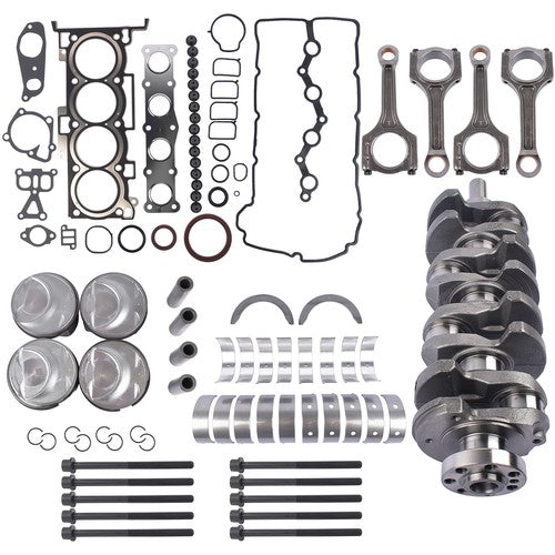 Crankshaft Con Rod Gasket Set Pistons Bearing Screw Kit for Hyundai Sonata 2.0L