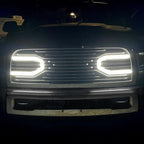 Chrome Grille Replacement Shell and Lights for 2010 2018 Dodge Ram 2500 3500 Big Horn