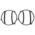 Black Headlight Headlamp Guard Round Cover Kit for 2007-2018 for Jeep Wrangler JK