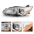 Projector Headlight Assembly Chrome LH RH for 2015-2017 for Toyota Camry