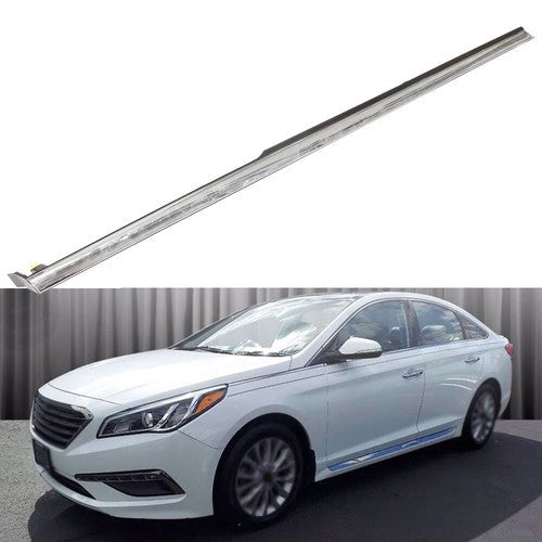 Front/RH Side Molding Body Trim Fender Chrome For Hyundai Sonata 15 16-17 Sedan