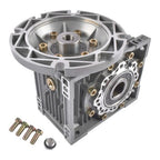 MRV063 Ratio 100:1 Worm Gear Speed Reducer, 56C Flange 0.57HP Input, Keyed Shaft