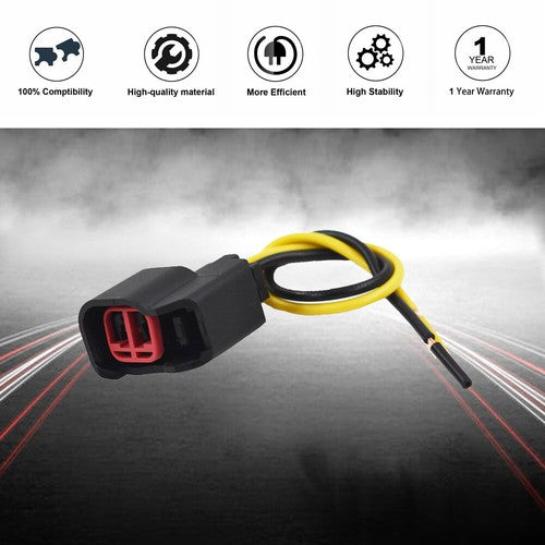 8Pcs Fuel Injector Connector Pigtail Wire For Dodge LS2 LS3 Ford EV6 EV14 USCAR