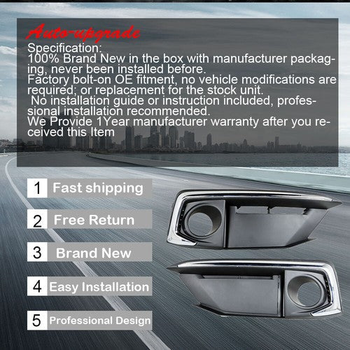 For 2019 2020 Honda Civic Coupe/Sedan Fog Light Assembly w/Halogen Bulbs