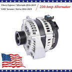 Alternator 220A for GMC Sierra Chevy Silverado 2500 HD 2015-2019 Suburban 3500HD