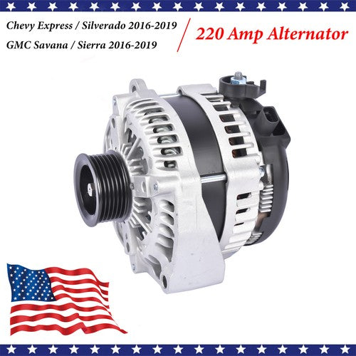 Alternator 220A for GMC Sierra Chevy Silverado 2500 HD 2015-2019 Suburban 3500HD