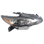 Halogen Headlight For Nissan Altima 2016-2018 Passenger Side Right Housing Black