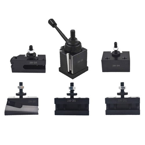 6 Pcs BXA 250-222 Quick Change Wedge Tool Post Set Series 10" - 15" New