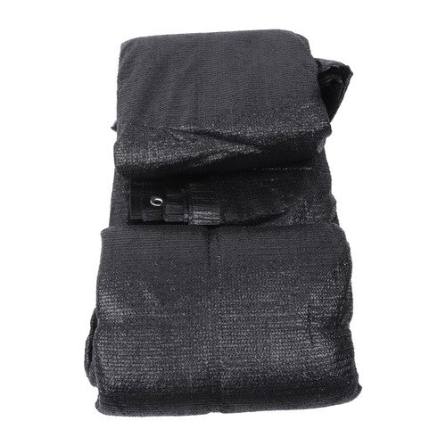 Garden Privacy Fence Heavy Duty 5ft X 50ft Barrier Net With Zip Ties Black