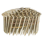 1-3/4" × 0.12" Coil Roofing Nail Galvanized 3/8" Head Diameter 15 Degree 7200Pcs