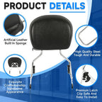 Detachable Backrest Sissy Bar for Harley Davidson Touring Street Glide 09-26