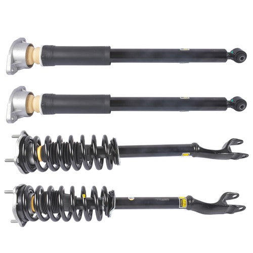 4Pcs Front Rear Shock Absorbers Struts w/o ADS For Mercedes W213 E300 E450 17-23