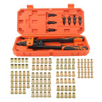 14" Rivet Nut Tool Kit Metric & Inch Mandrels 70pcs Rivnuts Nuts & 7 mandrels