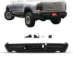For RAM 1500 2019-2022 w/ Park & Dual Exhst Metal Rear Bumper For Automobile NEW
