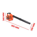 Leaf Blower Lightweight Gas Powered Heavy Duty Grass Yard Clean Low Noise Level