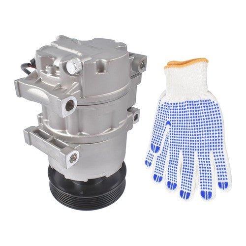 New A/C Compressor for Hyundai Genesis 3.8 2009-2014 V6 3.8L w/ 6-Groove Pulley