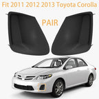Front Bumper Fog Light Hole Insert Cover for 2011 2012 2013 for Toyota Corolla