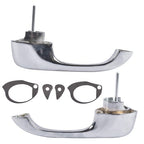 2x Chrome Exterior Door Handles Fits for Chevy Camaro Pontiac Firebird 1967-1969