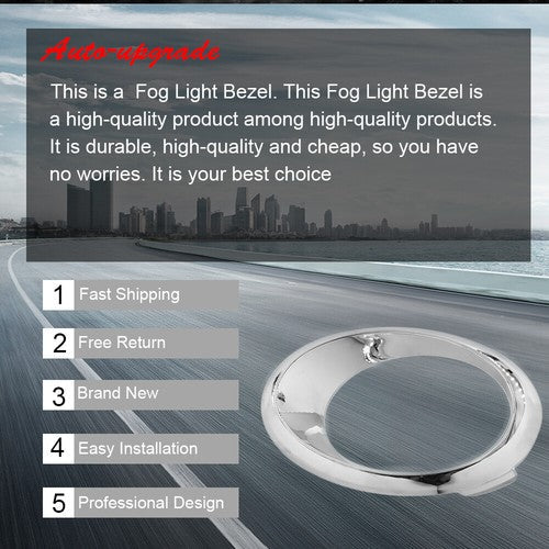 Fog Light Bezel Trim Ring Left Side For Ford Fusion SE 13-16 DS7Z17E811AA