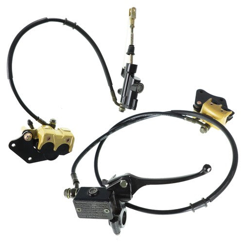 Front Rear Hydraulic Brake Caliper For 50cc 110cc 125cc Classic Pit Dirt Bike
