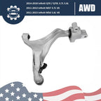 Front Left Side Lower Control Arm for Infiniti Q70 Q70L M37 M56 3.7L V6 5.6L V8