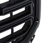 New Gloss Black Plastic Front Bumper Grille For GMC Sierra 1500 2016 2017 2018