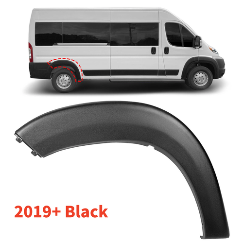 Fits 2019-2022 Ram ProMaster Right Rear Wheel Flare Trim Molding Black 1500 3500