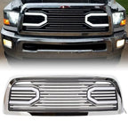 Chrome Grille Replacement Shell and Lights for 2010 2018 Dodge Ram 2500 3500 Big Horn