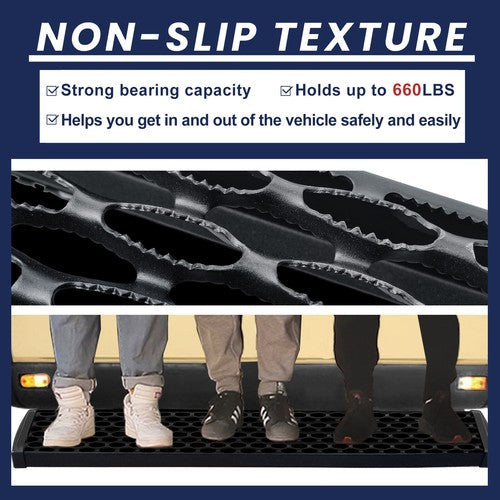415254 Grip Step 7"x54" Black Rear Step for Ram for Ford for Sprinter