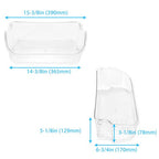240356402 Clear Refrigerator Top Upper Door Bin Replacement For Frigidaire