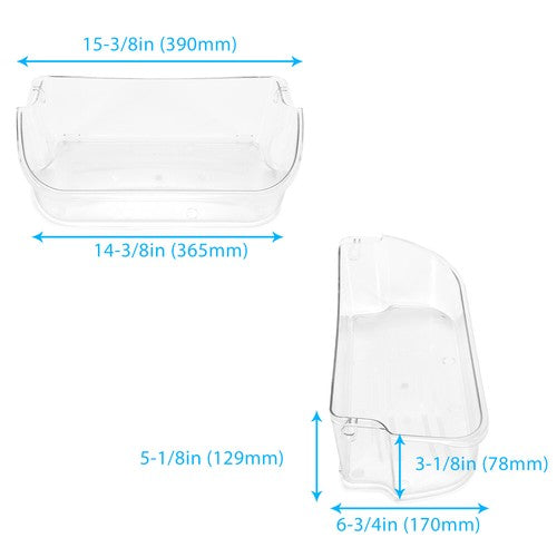 240356402 Clear Refrigerator Top Upper Door Bin Replacement For Frigidaire