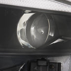 Black Halogen LH/Driver w/LED Headlight Projector For Hyundai Elantra 2021-2022